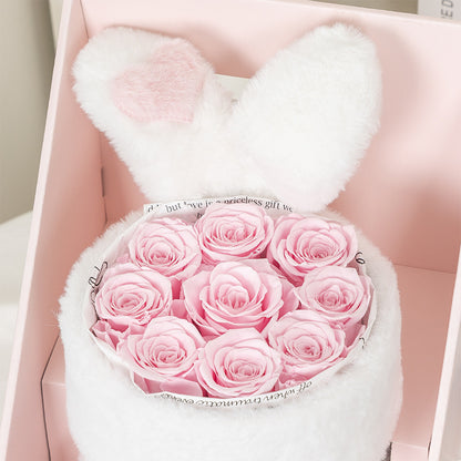 Rabbit Ears in Preserved Flowers Bouquet